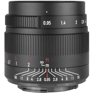 Objectif 7ARTISANS 35 mm F0.95 Monture Fujifilm FX Manuel Métal Noir