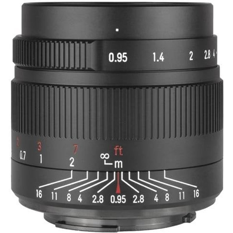 Objectif 7ARTISANS 35 mm F0.95 Monture Fujifilm FX Manuel Métal Noir