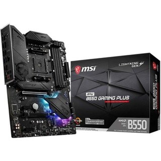 Carte mère MSI MPG B550 Gaming Plus AMD B550 AM4 DDR4 ATX Sans Wi-Fi RGB