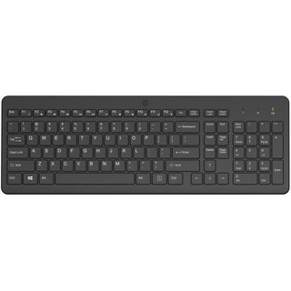 Clavier HP 220 Français sans fil noir à membrane complet avec pavé numérique