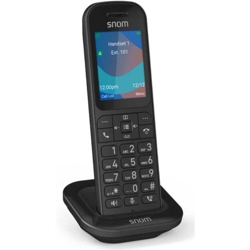 Téléphone sans fil Snom M253 Noir TFT 2.4" DECT
