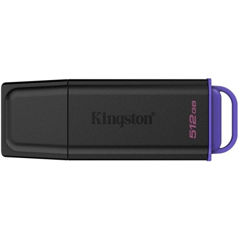 Clé USB Kingston DataTraveler Exodia 512 Go USB 3.2 Gen 1 noire et violette