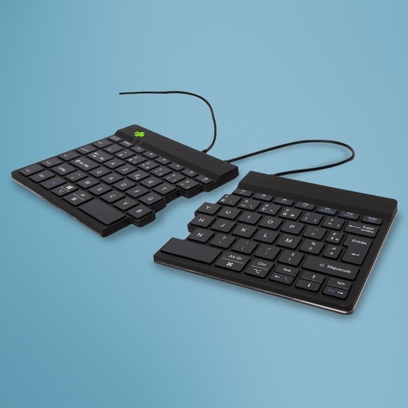 r-go-tools Clavier R-GO Tools Split Break magnétique ergonomique divisé AZERTY filaire noir