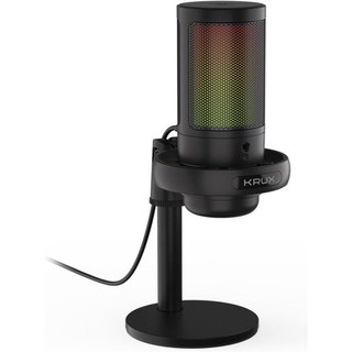 Microphone Krux Epic 1000S USB cardioïde avec filtre antipop et commandes