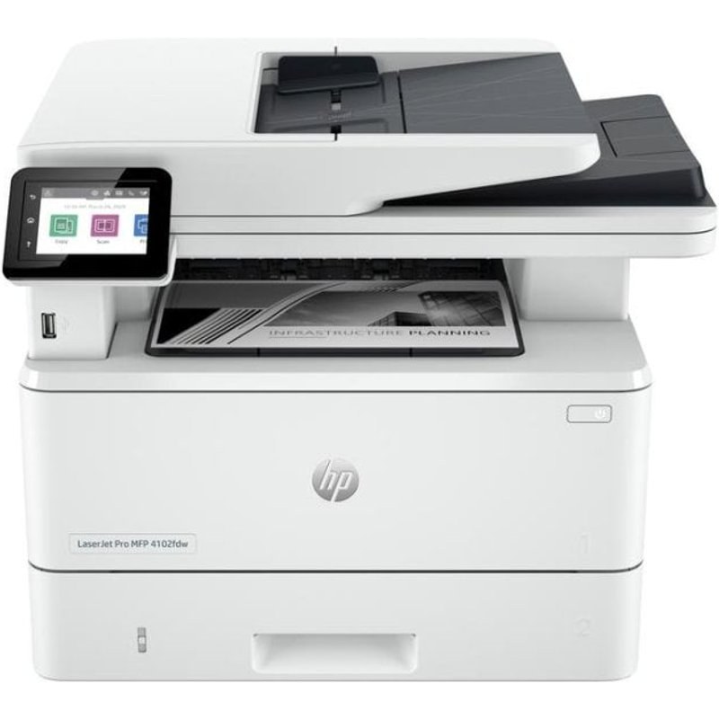 Multifonction HP LaserJet Pro 4102FDW Laser Mono Wi-Fi Fax Dúplex Scanner A4