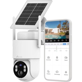 Caméra de surveillance NIVIAN 2K Vision Nocturne Extérieure Détection IA Audio Bidirectionnel