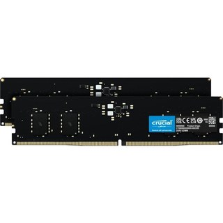 Mémoire RAM Crucial CT2K8G56C46U5 16 Go 2X8GO DDR5 5600 MHz CL46 Multicolore