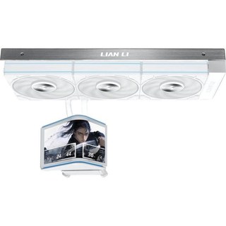 Lian Li Refroidissement Liquide Lian-Li HydroShift II OLED 400 mm 1 Ventilateur Blanc