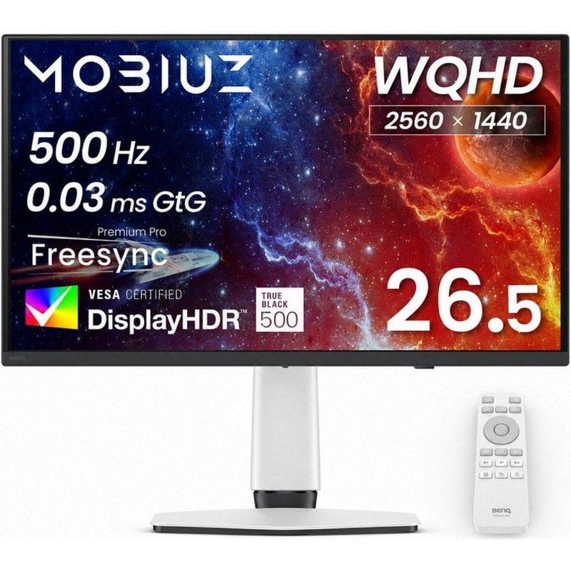 Écran PC BenQ MOBIUZ EX271QZ 27" QHD 500 Hz OLED 0,03MS Ajustable