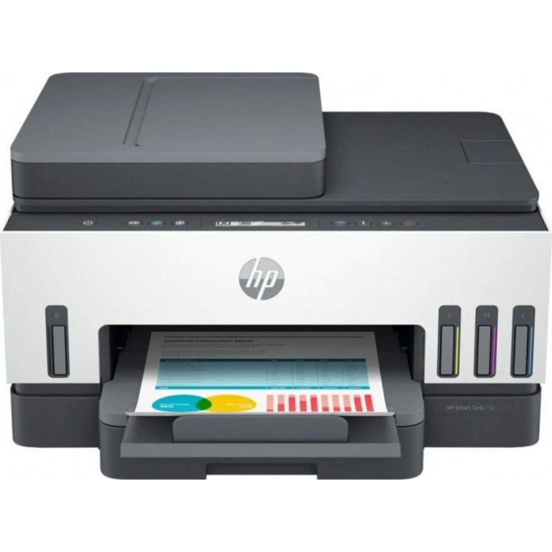 Multifonction HP Smart Tank 750 Jet d'encre Couleur Wi-Fi Fax Duplex Bluetooth
