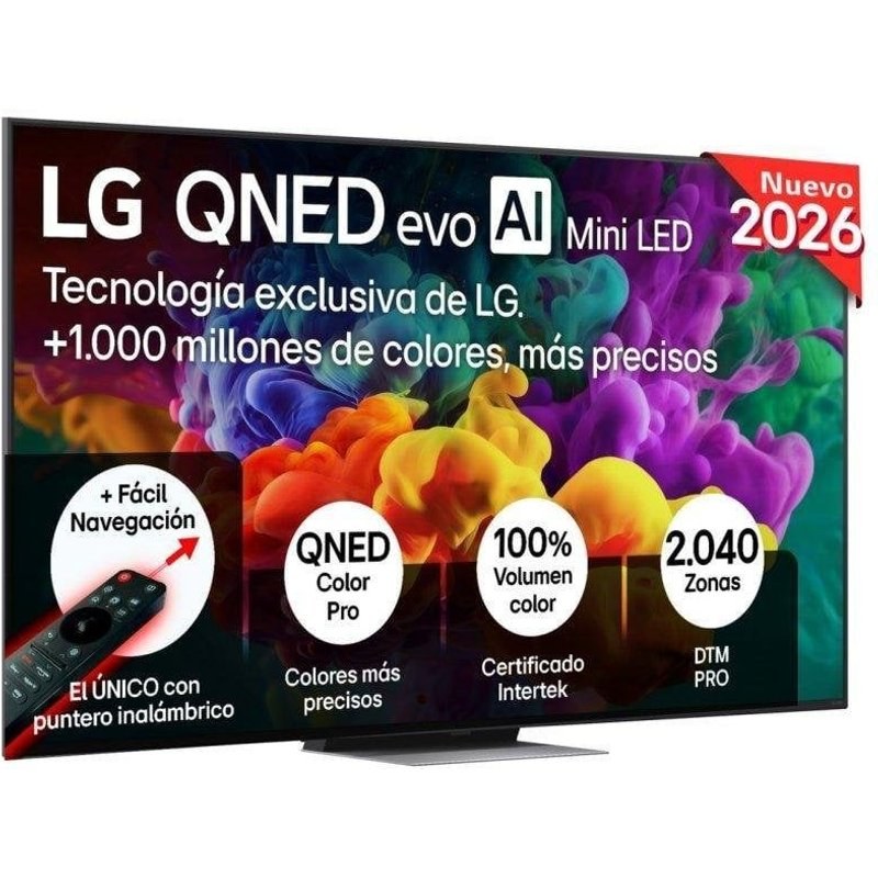TV LG QNED MiniLED 55QNED86B6B 55" 4K UltraHD 144 Hz Smart TV WebOS Dolby Vision