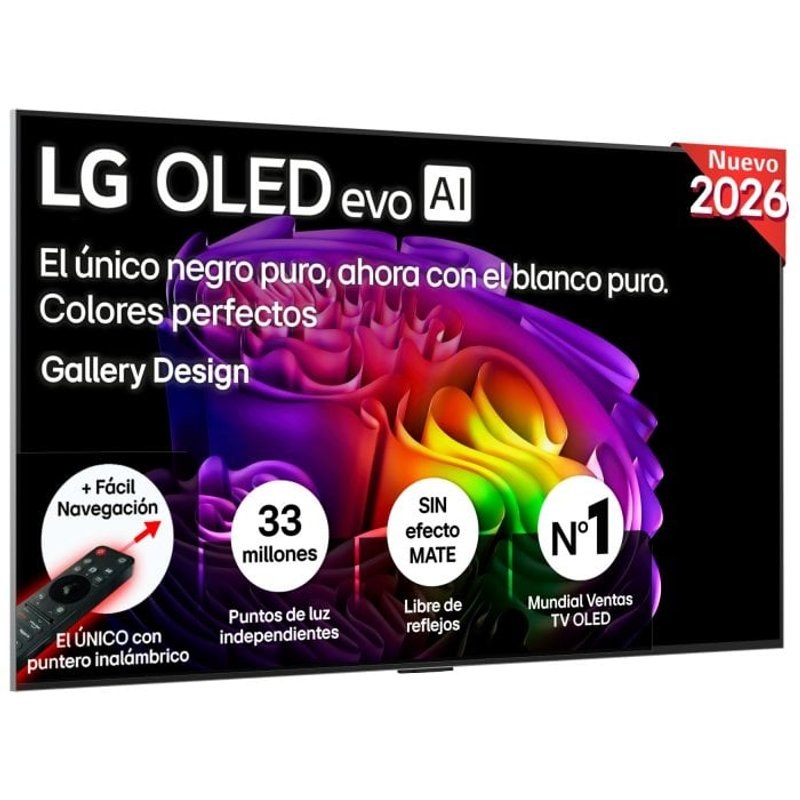 TV LG OLED evo OLED55G64LW 55" 4K UltraHD 120 Hz Smart TV WebOS HDR10 Dolby Vision