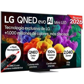 TV LG QNED MiniLED 65QNED86B6B 65" 4K UltraHD 144 Hz Smart TV WebOS HDR10 Dolby Vision