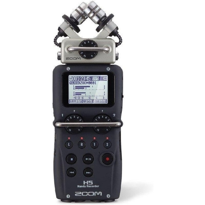 Microphone Zoom H5 portable 24 bit 96 kHz XLR noir