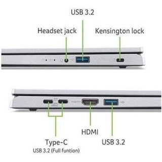 Ordinateur portable Acer Aspire Go 15 AG15-21P 15,6" AMD Athlon Silver 7120U 8 Go 128 Go SSD
