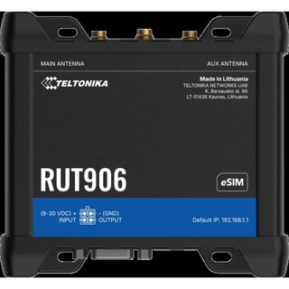 Router Teltonika RUT906 4G eSIM 4 Ports VLAN Gestion à Distance RMS