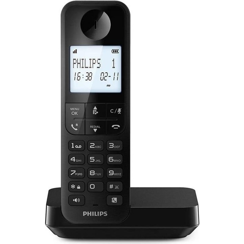 Téléphone sans fil Philips écran matrice de points 4,6 cm mains libres