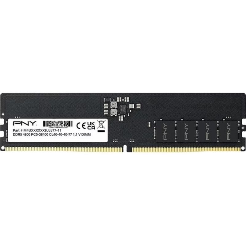 Mémoire RAM PNY MD8GSD55600-SB 8 Go DDR5 5600 MHz CL40 Unbuffered Blanc