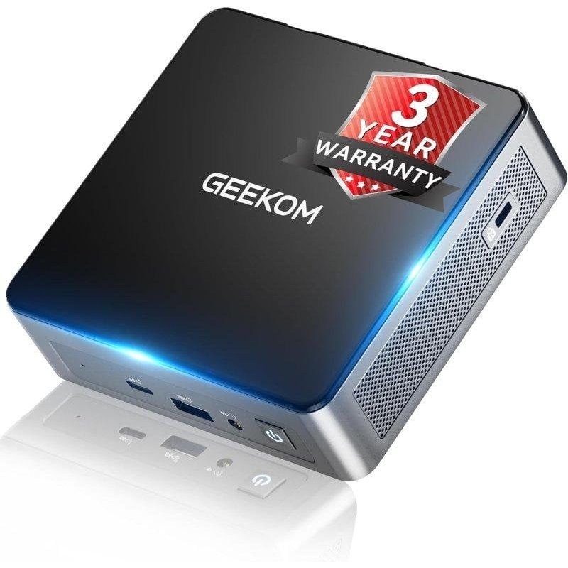 Mini PC GEEKOM AIR12 Intel Pentium Gold 7505 16 Go 512 Go SSD Intel UHD Windows 11