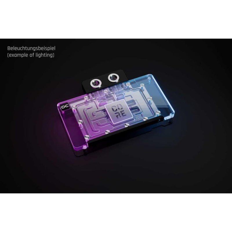 Refrigeration Liquide Alphacool Core GPU Wasserkühler 37,8CM Backplate Acryl ARGB