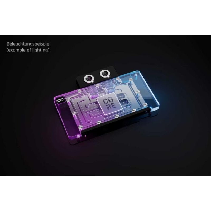 Refrigeration Liquide Alphacool WAK Core Geforce RTX 5080 EPIC-X Acryl aRGB Backplate