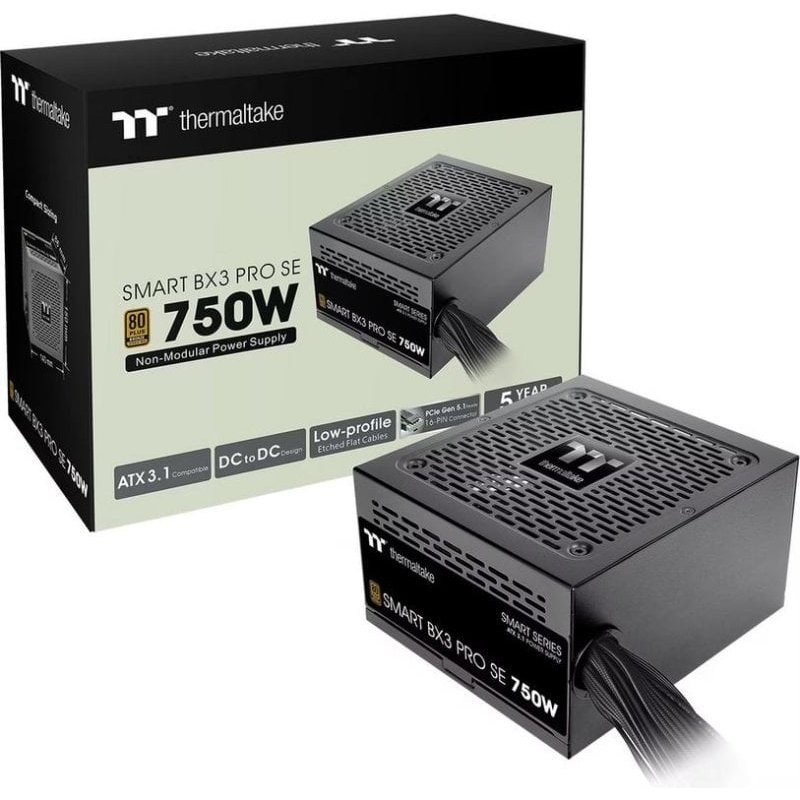 Fuente de Alimentación Thermaltake Smart BX3 Pro SE 750W Certificación 80+ Bronze fija