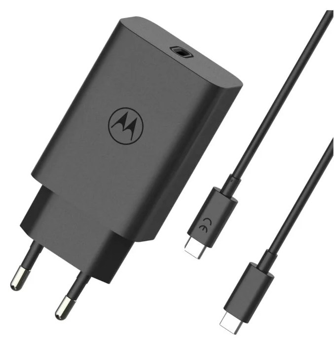 Chargeur Secteur Motorola TurboPower 68 SJMC682 USB-C Charge Rapide 68W Noir