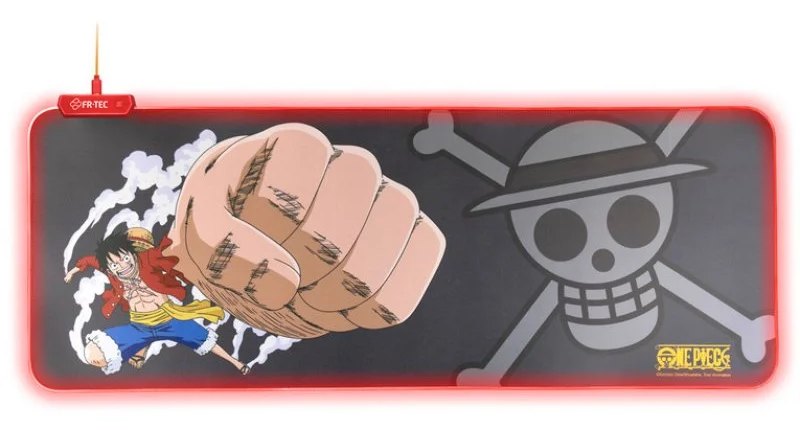 FR-TEC PC Tapis de souris de jeu Luffy One Piece XL