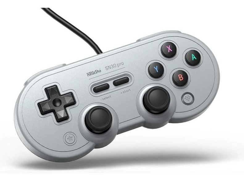 8BITDO SN30 Pro USB Gris Manette de jeu Nintendo Switch, PC