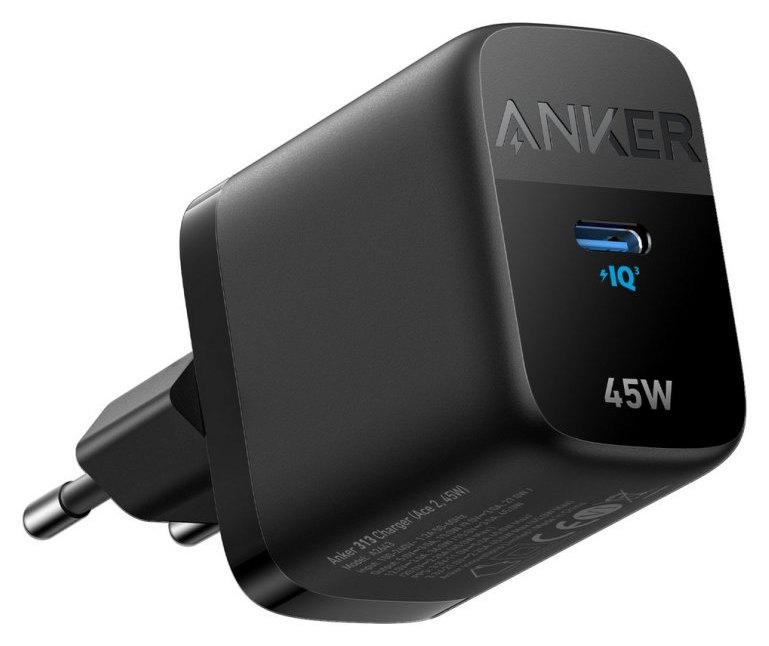 Chargeur mural Anker 1XUSB-C 45W Noir