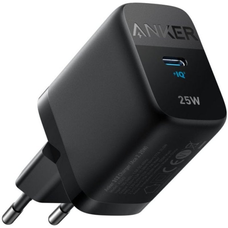 Chargeur mural USB-C Anker 25 W Noir