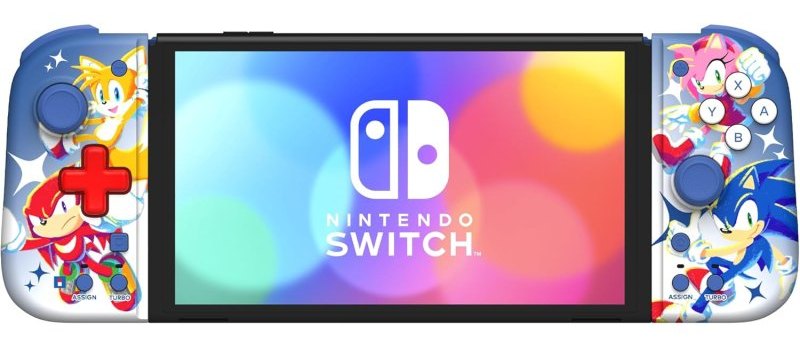 Manette de jeu sonique compacte Hori Split Pad pour Nintendo Switch
