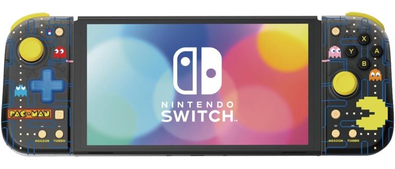Manette de jeu Pac-Man compacte Hori Split Pad pour Nintendo Switch