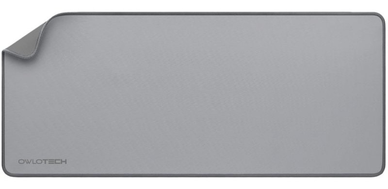 Tapis de souris Owlotech 90 x 40 cm 2 mm Basic Extended Mat Gris