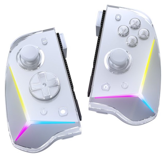 Manette EasySMX S15 Sans Fil NFC RGB 1300 mAh USB-C Blanche Switch