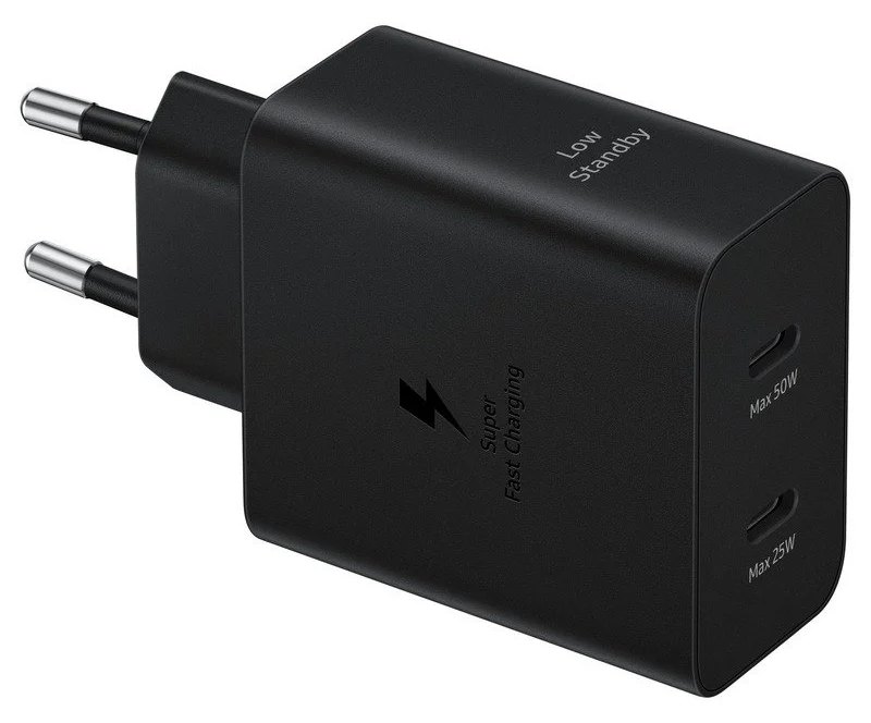 Chargeur Samsung USB-C 50 W avec charge rapide, noir