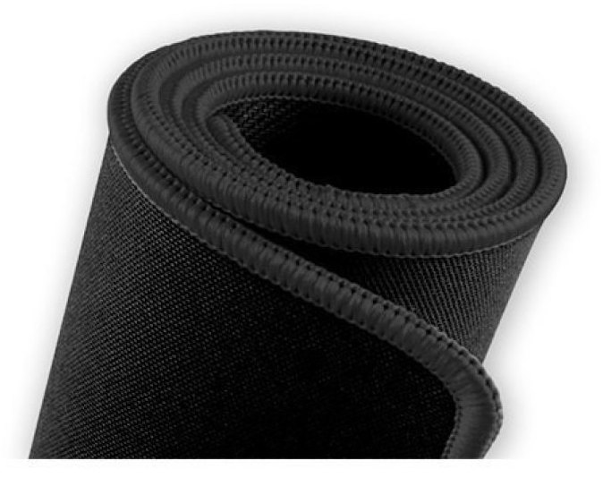 Tapis de souris de jeu antidérapant noir Savio Black Edition Precision Control XL 900 x 400 x