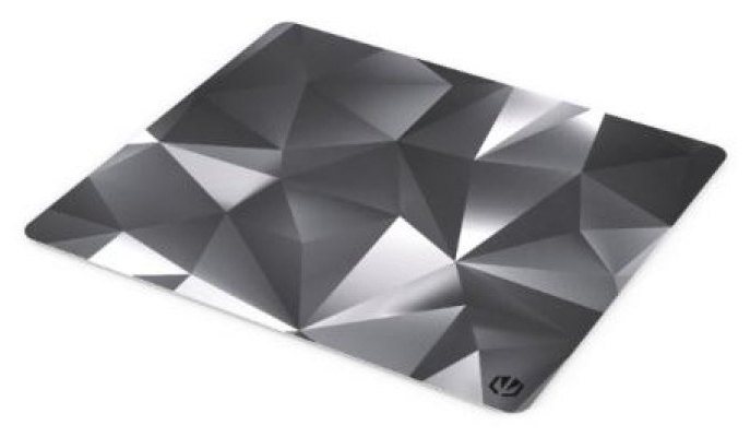 Tapis ENDORFY Crystal Black L 400X450MM avec base antidérapante et bords renforcés