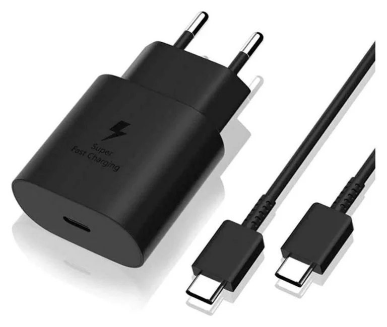 Chargeur Samsung 25 W Type C, charge rapide, compact et universel