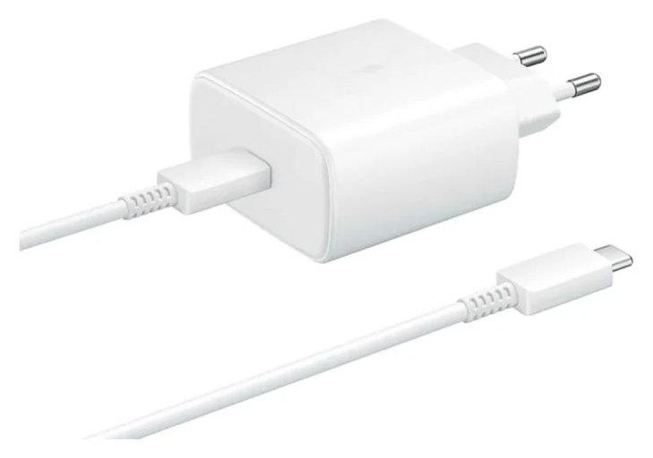Chargeur USB-C Samsung EP-TA845 45 W Blanc Charge rapide et compact