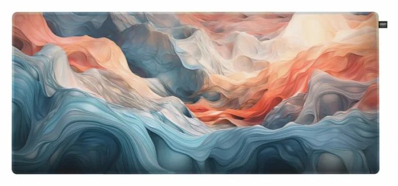 Cherry XTRFY GP5 XL Amnis Blue Mat 920 mm x 400 mm Base antidérapante multicolore