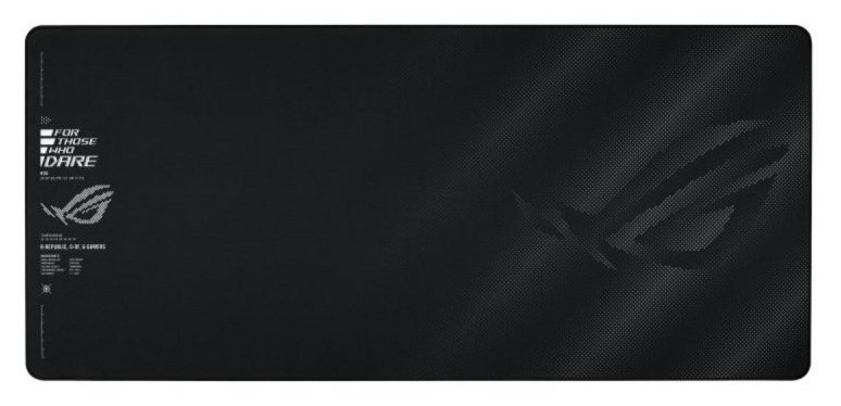 Tapis de souris ASUS ROG Sheath II XXL Noir Estampé en Tissu et Caoutchouc
