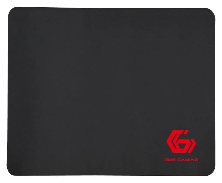 Gembird MP-GAME-S Tapis de Souris Noir Monocrome avec Repose-Pouces et Antidérapant