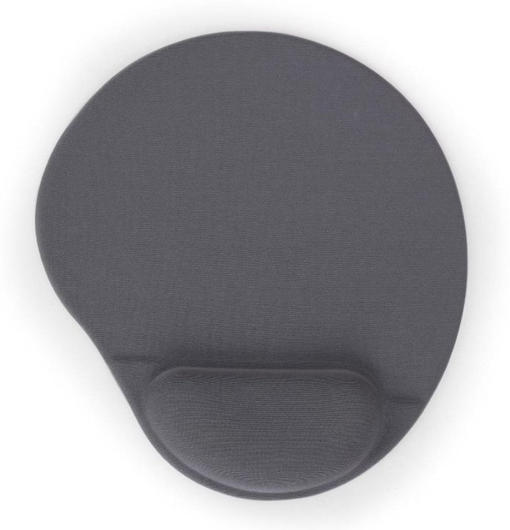 Alfombrilla Gembird MP-GEL-GR Gris Monocromo con Reposamuñeca de Gel
