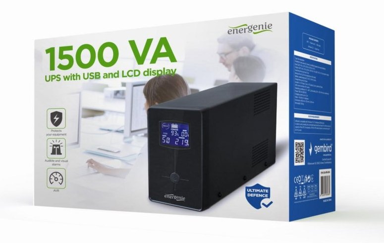 Sai Gembird 1500VA Batterie SLD 8AH Protection contre les Surtensions