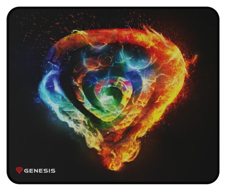 Genesis Carbon 500 M Fire G2 Tapis de Souris Gaming Multicolore Surface Tissu