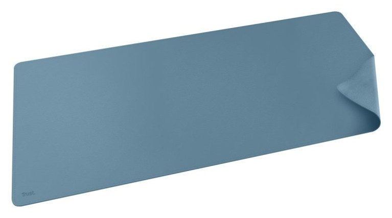 Alfombrilla Bureau Trust Benya XXL Antidérapante PVC Vegan 900X430MM Bleu