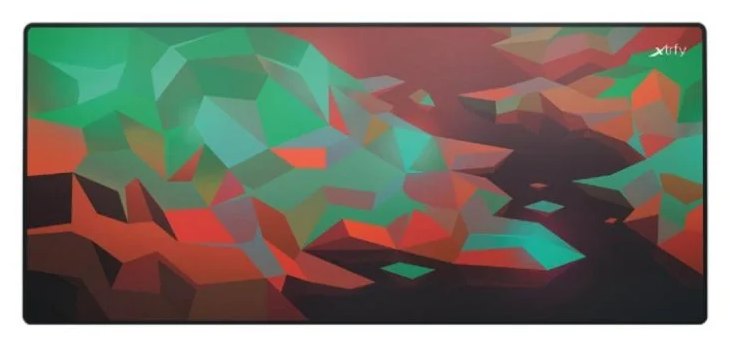 Changement de couleur Cherry XTRFY GP5-XL-LITUS-RED Tapis de Souris Gaming Rouge