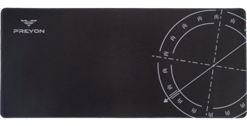 Tapis de souris gaming PREYON Falcon Speed XL 900X400X3MM, tissu imperméable, bords cousus