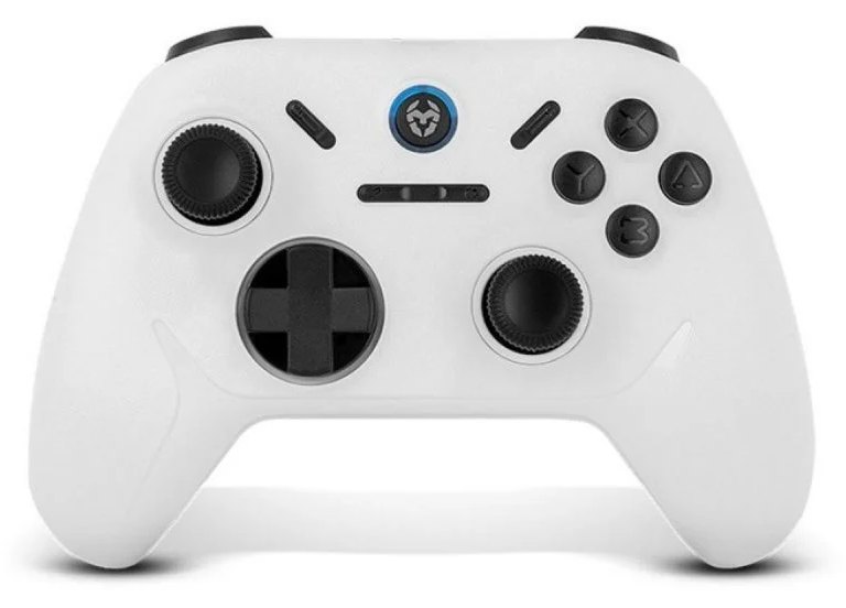 Manette de jeu Krom Kadoer Bluetooth 5.0 Double Vibration LED 187G PC Switch Android iOS